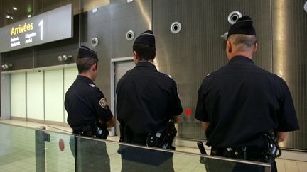  (La police aux frontières, à l'aéroport de Roissy. © Maxppp)