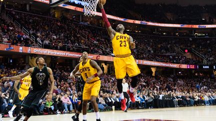 Le joueur des Cavs, LeBron James (JASON MILLER / GETTY IMAGES NORTH AMERICA)