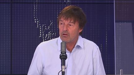 Nicolas Hulot, ancien ministre la Transition écologique, était l'invité du 8h30 franceinfo le 30 juin 2021. (FRANCEINFO / RADIOFRANCE)