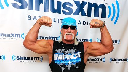 Le catcheur Hulk Hogan, le 13 octobre 2011 à New York.&nbsp; (ANDREW H. WALKER / GETTY IMAGES NORTH AMERICA / AFP)