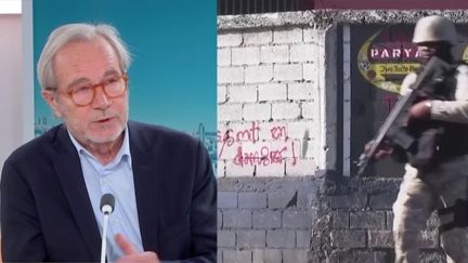 Wilsonn Labossière, enseignant-chercheur, auteur et Daniel Grandclément, journaliste reporter, invités du 12/13 info mercredi 13 mars, réagissent à la démission du Premier ministre haïtien, survenue deux jours plus tôt.