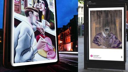 Art Everywhere : 57 oeuvres reproduites sur 22000 panneaux publicitaires
 (Art Everywhere in UK)