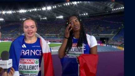 Après avoir remporté chacune une médaille de bronze, Agathe Guillemot au 1 500 m et Ilionis Guillaume au triple saut, les deux Françaises se sont contentées de leurs ressources mentales pour récolter leur première médaille internationale.