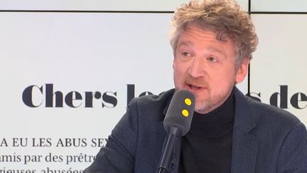 Samuel Lieven, directeur de la rédaction de "Pèlerin", le 2 avril 2019. (FRANCEINFO / RADIO FRANCE)