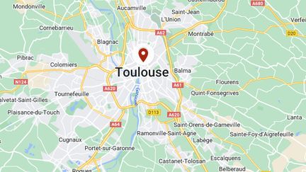 Toulouse. (CAPTURE D'ECRAN GOOGLE MAPS)