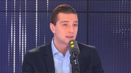 Jordan Bardella, vice-président du Rassemblement national et député européen, invité de franceinfo le 19 juin 2019 (FRANCEINFO / RADIOFRANCE)