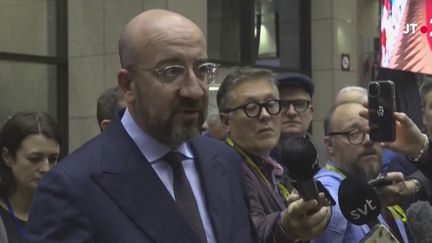 Le président du Conseil européen, Charles Michel. (France 2)