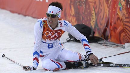 Jason Lamy Chappuis à terre (PIERRE-PHILIPPE MARCOU / AFP)