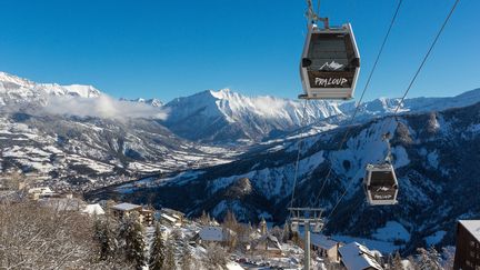 Une station de ski dans les Alpes-de-Haute-Provence, le 14 novembre 2023. (BERTRAND BODIN / ONLY FRANCE)