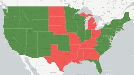 La Cour supr&ecirc;me des Etats-Unis examine la constitutionnalit&eacute; du mariage homosexuel, mardi 28 avril, alors qu'il est d&eacute;j&agrave; l&eacute;gal dans une majorit&eacute; d'Etats. (  FRANCETV INFO )