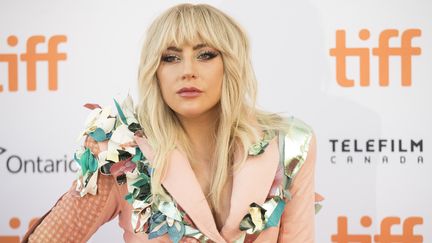 La chanteuse américaine Lady Gaga, au festival international du film de Toronto (Canada), le 8 septembre 2017.&nbsp; (GEOFF ROBINS / AFP)