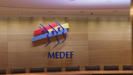 Le logo du Medef. (MAXPPP)