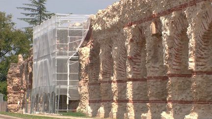 Patrimoine : dernière ligne droite dans la rénovation de l'aqueduc de Gier