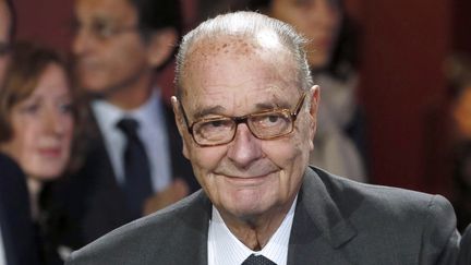 Jacques Chirac, le 21 novembre 2014 au musée du Quai Branly, à Paris. (PATRICK KOVARIK / AFP)