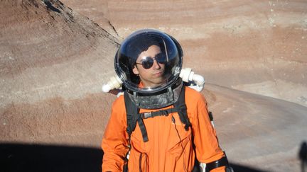 Une photo de Cyprien Vasseur, le Fran&ccedil;ais qui participe &agrave; l'exp&eacute;rience de la Nasa, post&eacute;e sur le site de l'&eacute;cole d'ing&eacute;nieurs Sup'Biotech. (DR)