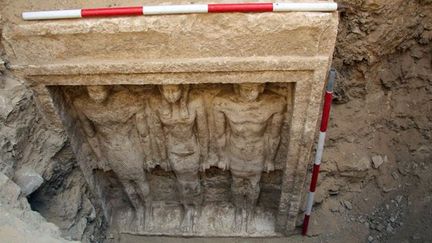 Découverte de la tombe de la princesse Chert Nebti (photo datée du 11 octobre 2012)
 (Supreme Council of Antiquities / AFP)