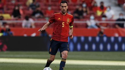 Sergio Busquets, le capitaine de la sélection espagnole de football. (JOSE BRETON / NURPHOTO)