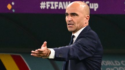 Roberto Martinez, ancien sélectionneur de la Belgique lors de la Coupe du monde 2022 au Qatar. (GABRIEL BOUYS / AFP)