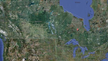 Une t&ecirc;te et un pied appartenant &agrave; une femme ont &eacute;t&eacute; d&eacute;couverts, dans une rivi&egrave;re de l'Ontario, au Canada. (GOOGLE MAPS / FTVI)