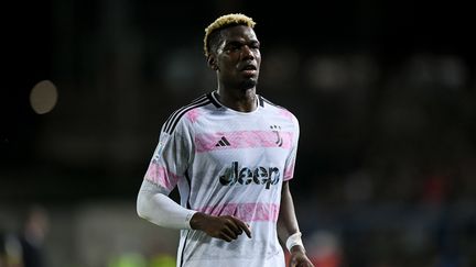 Paul Pogba sous les couleurs de la Juventus Turin, le 3 septembre 2023. (GIUSEPPE MAFFIA / NURPHOTO / AFP)