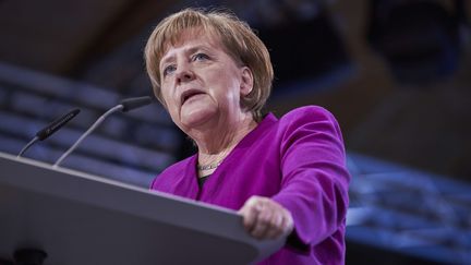 La chancellière allemande, Angela Merkel, le 26 février 2018 à Berlin (Allemagne). (ZICK JOCHEN / ACTION PRES / SIPA)