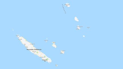 Un séisme de magnitude 7,5 s'est déclencé à 150 km au large de l'archipel de Nouvelle-Calédonie, le 5 décembre 2018. (GOOGLE MAPS)