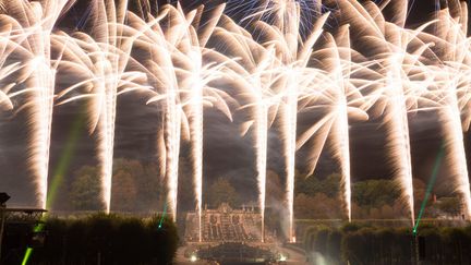 60 000 projectiles vont être utilisés durant 1h45 de spectacle pour ce 8e Grand feu de Saint-Cloud
 (PHOTOPQR/LE PARISIEN)