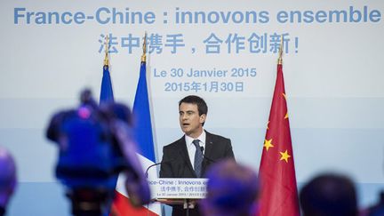 &nbsp; (Manuel Valls a plaidé la cause de la France devant les patrons chinois © MAXPPP)