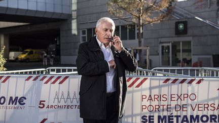 Thierry Coste, lobbyiste de la Fédération nationale des chasseurs, à Paris, le 22 novembre 2017. (YANN CASTANIER / HANS LUCAS / AFP)