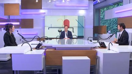 Sur le plateau des débats de l'éco, le 4 octobre 2020 (RADIO FRANCE)