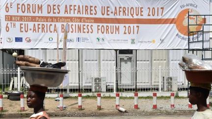 Veille de sommet, à Abidjan (Côte d'Ivoire) (Issouf Sanogo/AFP)