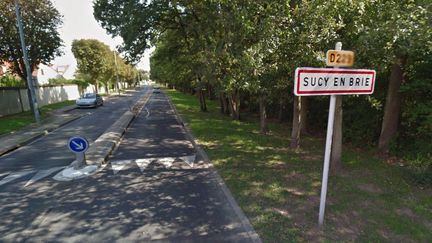 L'individu a été interpellé&nbsp;à Sucy-en-Brie, dans le Val-de-Marne, le 18 juillet 2016 à 2 heures du matin. (GOOGLE STREET VIEW / FRANCETV INFO)