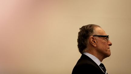 Carlos Nuzman, patron du comité d'organisation des Jeux de Rio, lors d'une conférence de presse, le 5 juillet 2016, dans la capitale brésilienne. (LI MING / NURPHOTO)