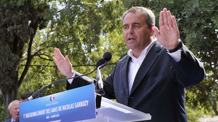 Xavier Bertrand au meeting des Amis de Sarkozy le 25 ao&ucirc;t 2012 &agrave; Nice. (BRUNO BEBERT / SIPA)