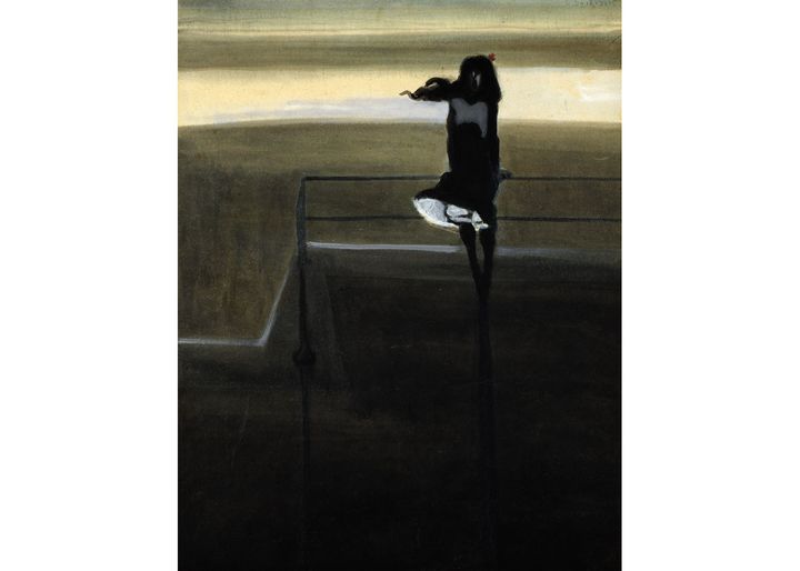 Léon Spilliaert, "Le Coup de vent", 1904, Collection Mu.ZEE, Oostende&nbsp; (© Mu.ZEE, Steven Decroos, 2017)