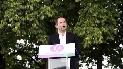 Benoît Hamon, le 1er juillet,&nbsp;à Reuilly à Paris, le 1er juillet 2017.&nbsp; (JACQUES DEMARTHON / AFP)