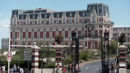 L'Hôtel du Palais à Biarritz avait accueilli le sommet du G7 en 2019. (IROZ GAIZKA / AFP)