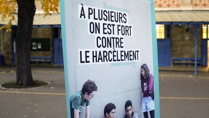 Harcèlement à l'école (illustration). (GEOFFROY VAN DER HASSELT / AFP)