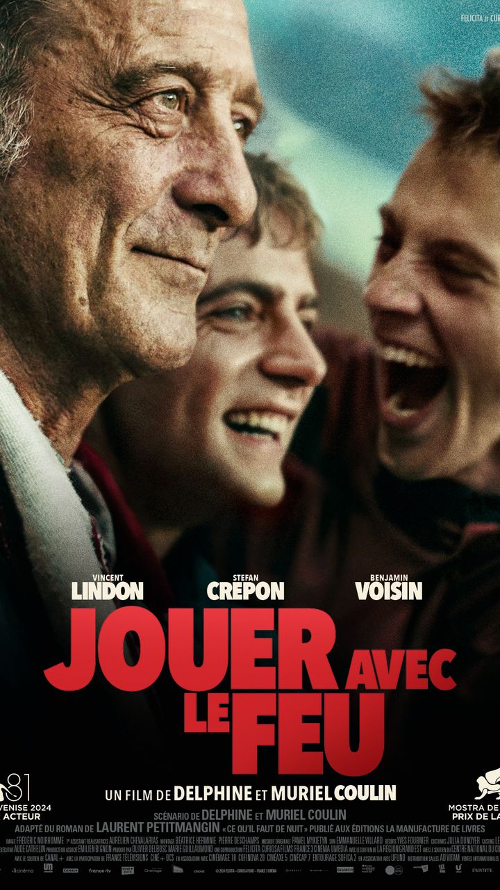 Affiche du film "Jouer avec le feu" de Delphine et Muriel Coulin, sortie le 22 janvier 2025. (AD VITAM)