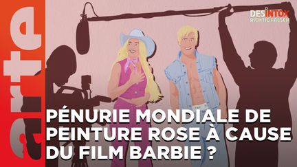 Désintox. Non, il n'y a pas de pénurie mondiale de peinture rose à cause du film Barbie. (ARTE/2P2L)