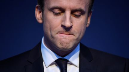 Emmanuel Macron le 2 mars 2017, à Paris. (LIONEL BONAVENTURE / AFP)