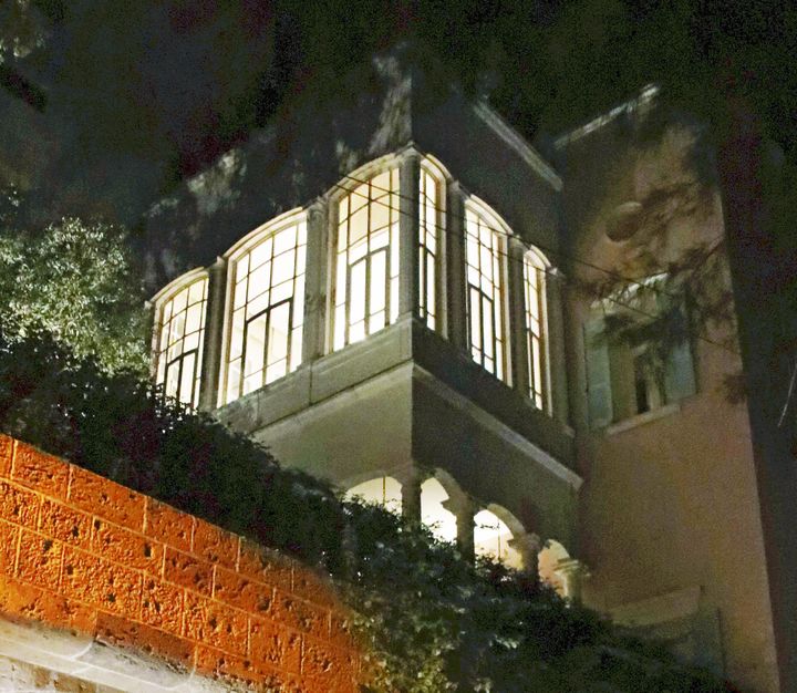 Maison de Carlos Ghosn à Beyrouth (Liban) où il a trouvé refuge depuis le 30 décembre après sa fuite du Japon. (YASUSHI KANEKO / YOMIURI / AFP)