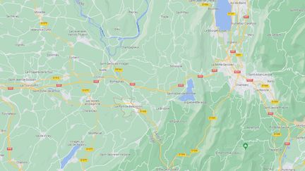 Le drame a eu lieu dans les eaux du Guiers, à Pont-de-Beauvoisin. (GOOGLE MAPS)
