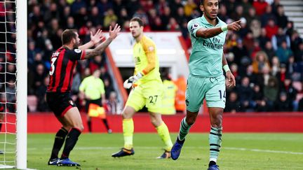 Pierre-Emerick Aubameyang, buteur face à Bournemouth (JAMES MARSH/BPI/REX/SHUTTERSTOCK/SIPA / SHUTTERSTOCK)