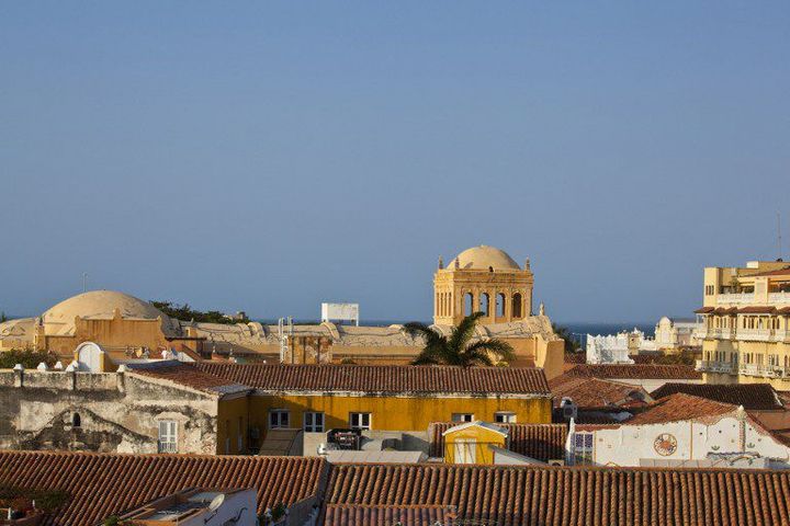 Vue actuelle de Carthagène, vile inscrite au Patrimoine mondial de l'Unesco (29 janvier 2010). (AFP - HEMIS.FR - HEMIS - LE TOURNEUR D&#039;ISON)