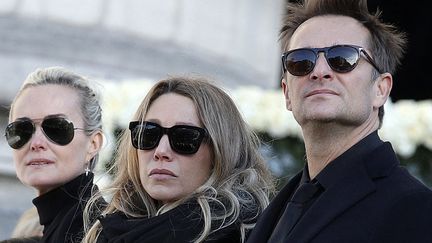 Laeticia Hallyday, Laura Smet et David Hallyday, décembre 2017
 (EPA/MAXPPP)