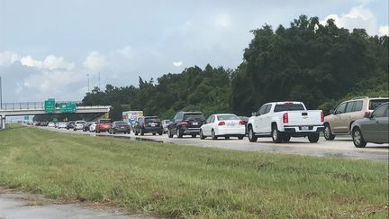 Plusieurs millions d'habitants ont évacué le sud de la Floride, ici le 8 septembre 2017, pour échapper à la dangerosité de l'ouragan Irma. (REUTERS)