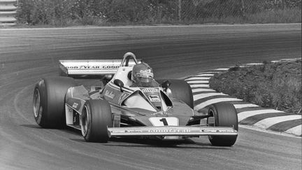 Niki Lauda au volant de sa Ferrari en 1976 (PETER KNOPP/AFTONBLADET / TT NYHETSBYR?N)