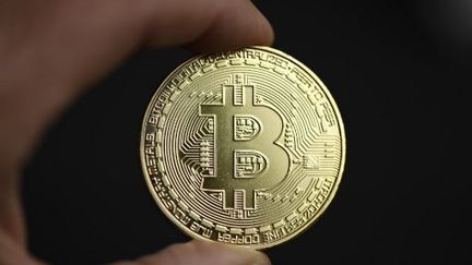 Les escrocs&nbsp;faisaient espérer un investissement rapide sur de faux sites de vente de bitcoins, de diamants et d’or. (INA FASSBENDER / AFP)