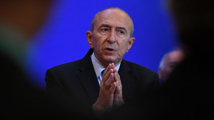 Gérard Collomb à La Rochelle (Charente-Maritime),&nbsp;le 28 octobre 2017. (XAVIER LEOTY / AFP)